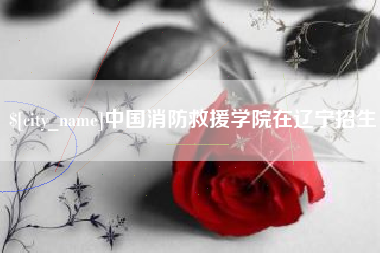 文昌中国消防救援学院在辽宁招生