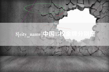 文昌中国15枚金牌分别是