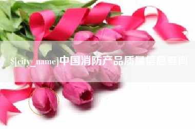 文昌中国消防产品质量信息查询