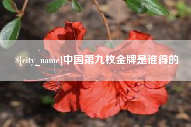 文昌中国第九枚金牌是谁得的