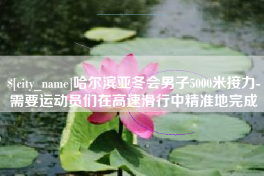 文昌哈尔滨亚冬会男子5000米接力-需要运动员们在高速滑行中精准地完成