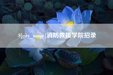 文昌消防救援学院招录