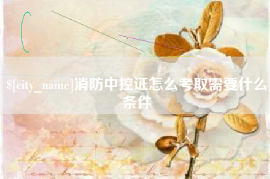 文昌消防中控证怎么考取需要什么条件