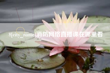 文昌消防网络直播课在哪里看