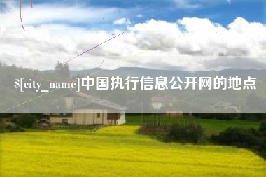 文昌中国执行信息公开网的地点