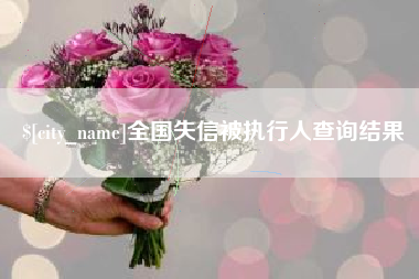 文昌全国失信被执行人查询结果