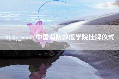 文昌中国消防救援学院挂牌仪式